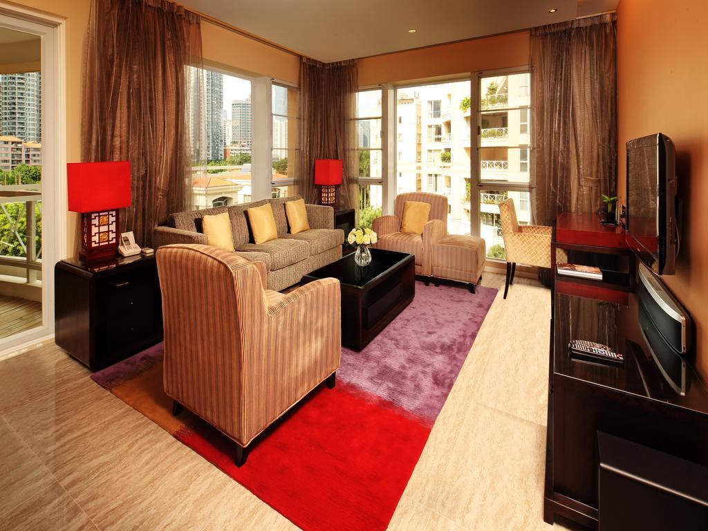 Oakwood Gold Arch Residence Guangzhou Bagian luar foto