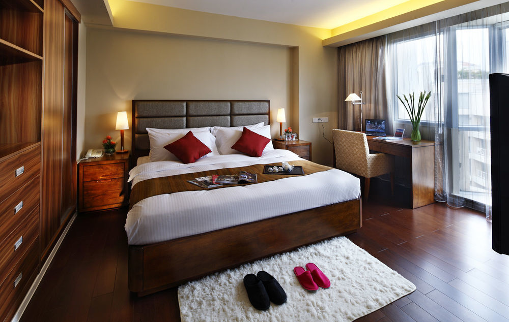 Oakwood Gold Arch Residence Guangzhou Bagian luar foto