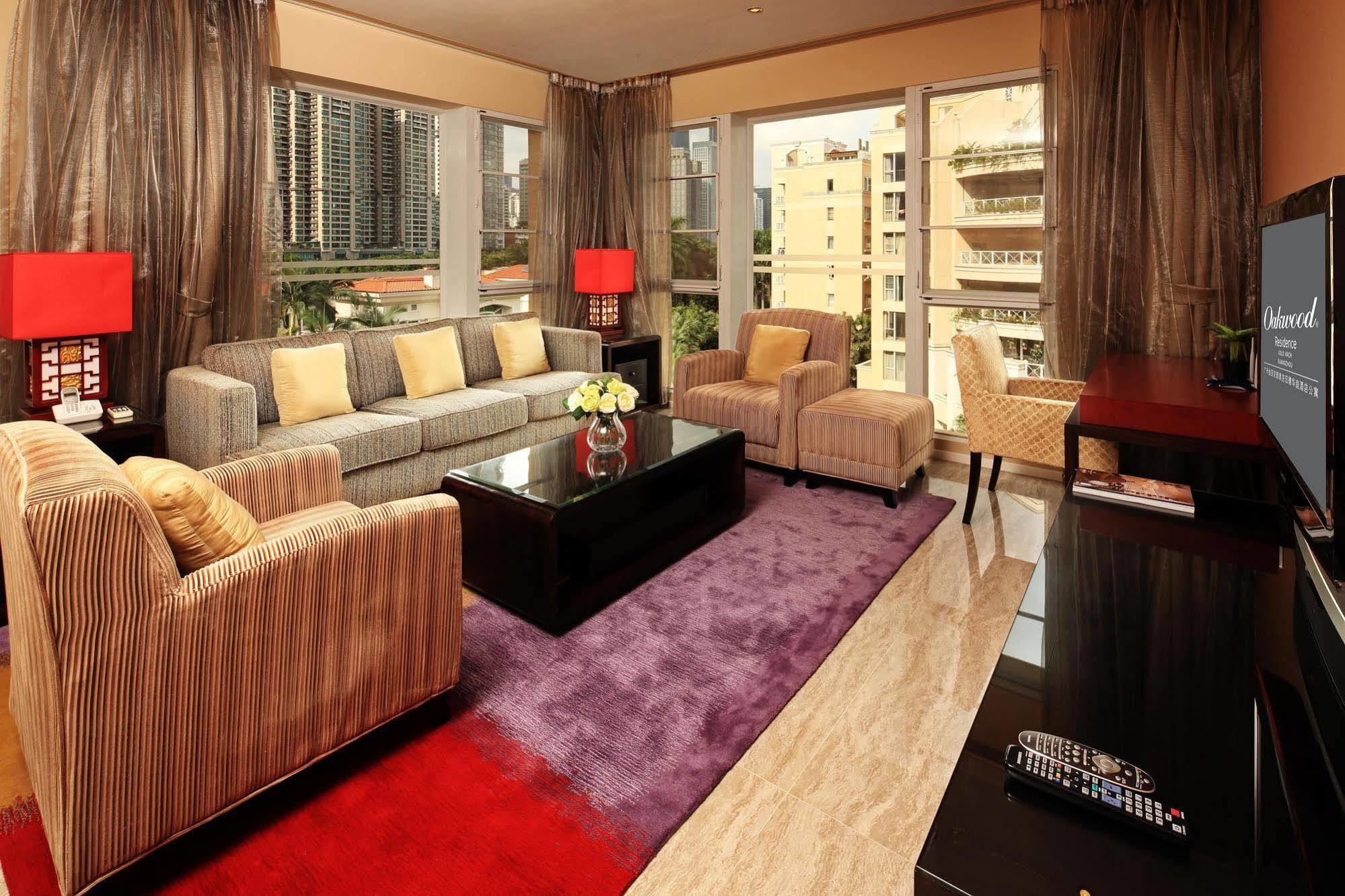 Oakwood Gold Arch Residence Guangzhou Bagian luar foto